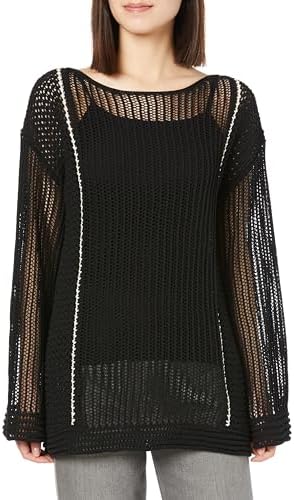 FRAY I.D スラッシュニットプルオーバー　ブラック FRAY I.D スラッシュニットプルオーバーブラック